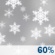This Afternoon: A chance of thunderstorms and rain and snow showers likely. Mostly cloudy. High near 60, with temperatures falling to around 49 in the afternoon. West southwest wind 6 to 22 mph, with gusts as high as 35 mph. Chance of precipitation is 60%. New rainfall amounts less than a tenth of an inch possible. This Afternoon: Chance T-storms